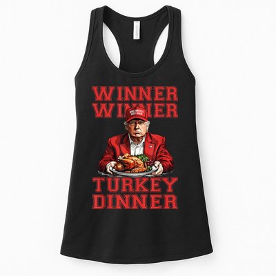 Winner Winner Turkey Dinner Donald Trump Usa Thanksgiving Womens Tank Top