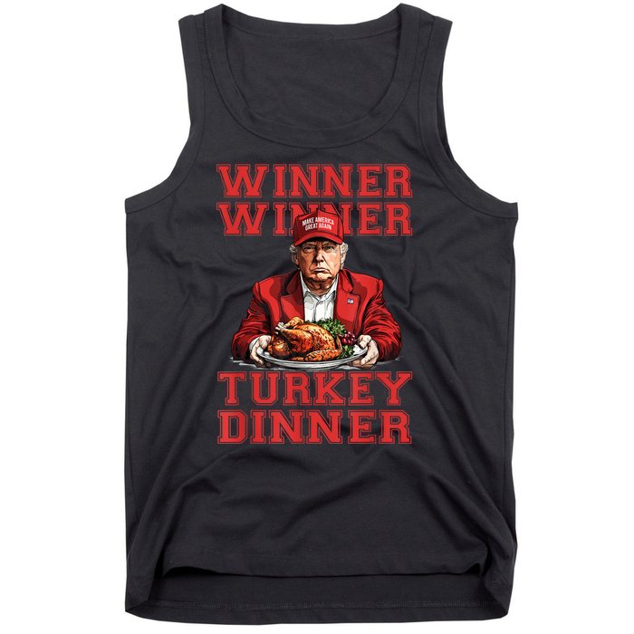 Winner Winner Turkey Dinner Donald Trump Usa Thanksgiving Tank Top