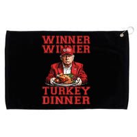 Winner Winner Turkey Dinner Donald Trump Usa Thanksgiving Grommeted Golf Towel