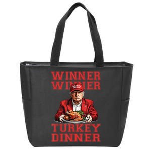 Winner Winner Turkey Dinner Donald Trump Usa Thanksgiving Zip Tote Bag