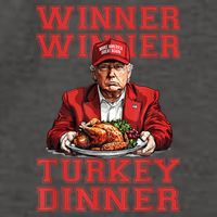 Winner Winner Turkey Dinner Donald Trump Usa Thanksgiving Vector Backpack