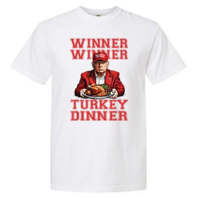 Winner Winner Turkey Dinner Donald Trump Usa Thanksgiving Garment-Dyed Heavyweight T-Shirt