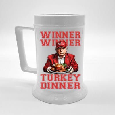 Winner Winner Turkey Dinner Donald Trump Usa Thanksgiving Beer Stein