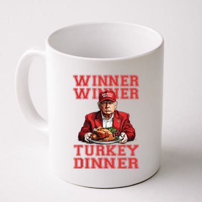 Winner Winner Turkey Dinner Donald Trump Usa Thanksgiving Coffee Mug