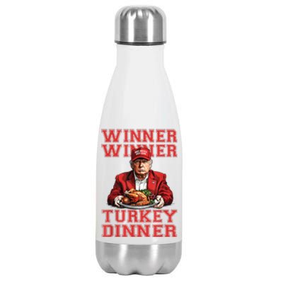 Winner Winner Turkey Dinner Donald Trump Usa Thanksgiving Stainless Steel Insulated Water Bottle