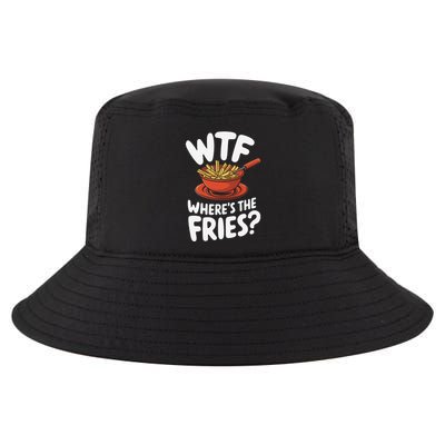 Wtf WhereS The Fries Funny Expression Cool Comfort Performance Bucket Hat