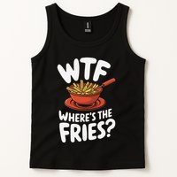Wtf WhereS The Fries Funny Expression Tank Top