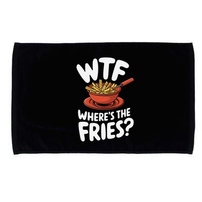 Wtf WhereS The Fries Funny Expression Microfiber Hand Towel
