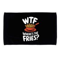 Wtf WhereS The Fries Funny Expression Microfiber Hand Towel