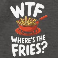 Wtf WhereS The Fries Funny Expression Vector Backpack