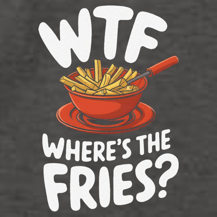 Wtf WhereS The Fries Funny Expression Vector Backpack