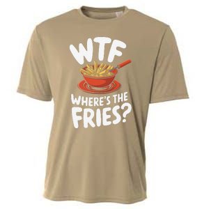 Wtf WhereS The Fries Funny Expression Cooling Performance Crew T-Shirt