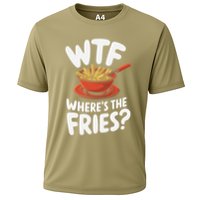Wtf WhereS The Fries Funny Expression Cooling Performance Crew T-Shirt