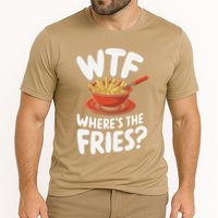 Wtf WhereS The Fries Funny Expression Cooling Performance Crew T-Shirt
