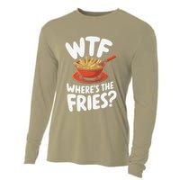 Wtf WhereS The Fries Funny Expression Cooling Performance Long Sleeve Crew