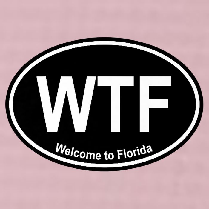 Wtf Welcome To Florida 25L Jumbo Tote