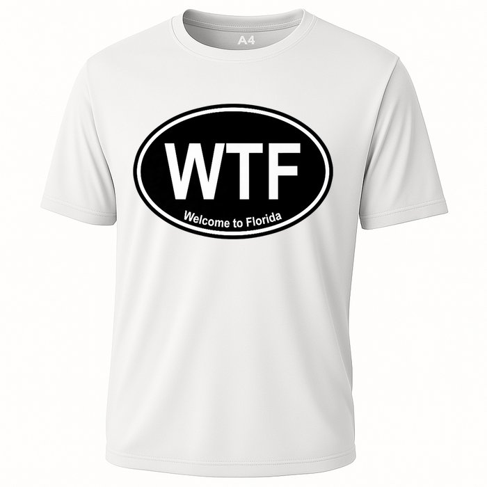 Wtf Welcome To Florida Cooling Performance Crew T-Shirt