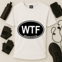 Wtf Welcome To Florida Cooling Performance Crew T-Shirt