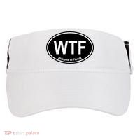 Wtf Welcome To Florida Adult Drive Performance Visor