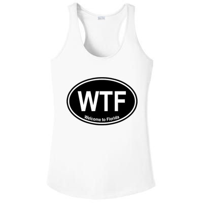 Wtf Welcome To Florida Ladies PosiCharge Competitor Racerback Tank