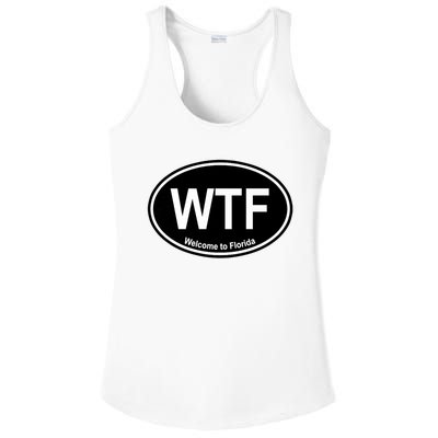 Wtf Welcome To Florida Ladies PosiCharge Competitor Racerback Tank