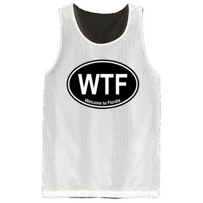 Wtf Welcome To Florida Mesh Reversible Basketball Jersey Tank