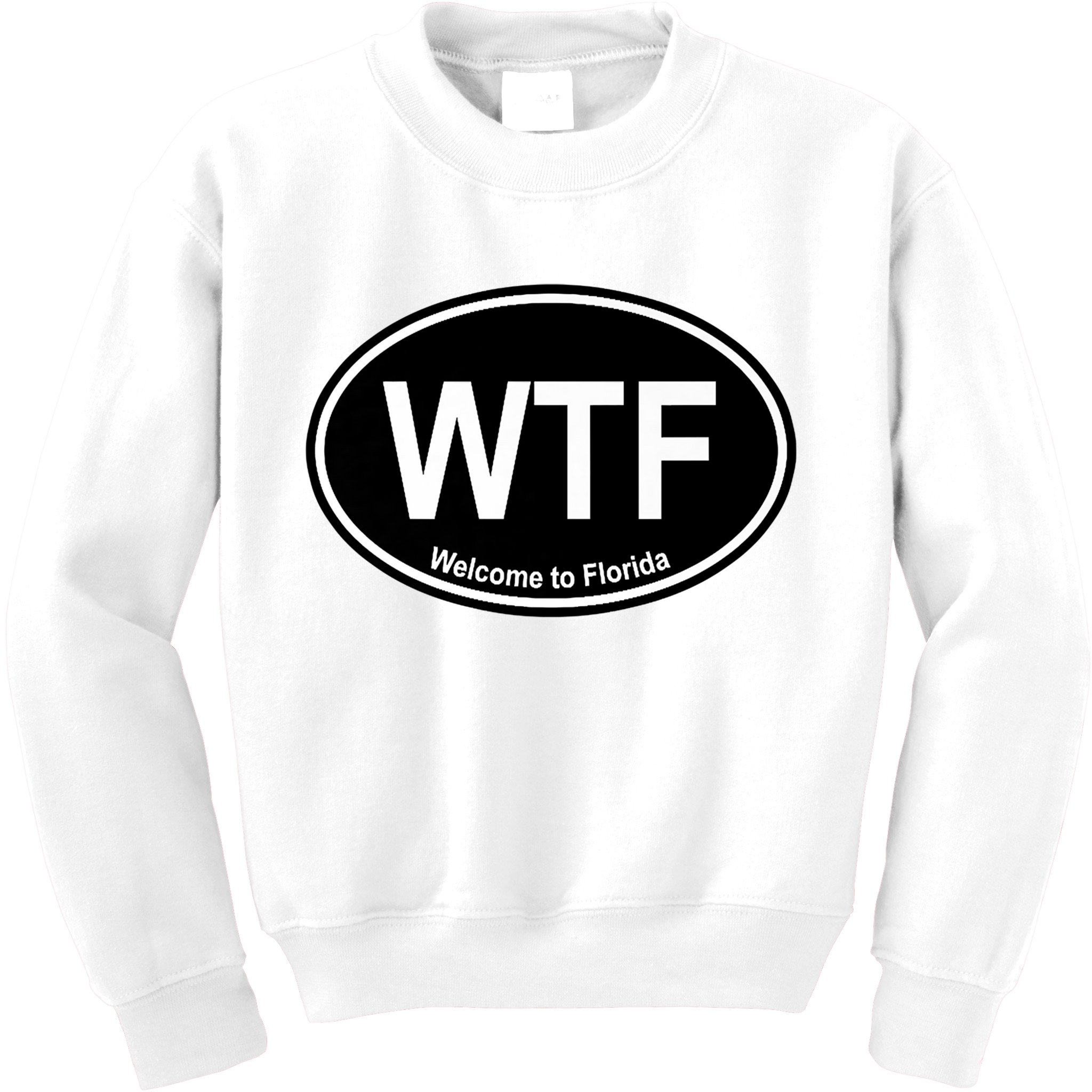 Wtf Welcome To Florida Kids Sweatshirt