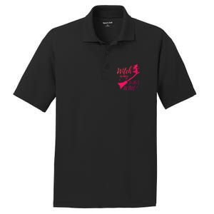 Witch Way To Wine Spooky Graphic Halloween Ing Graphic Meaningful Gift PosiCharge RacerMesh Polo