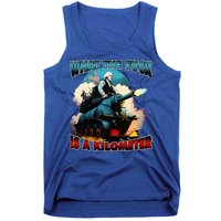 WTF What The Fuck Is A Kilometer George Washington Funny Tank Top
