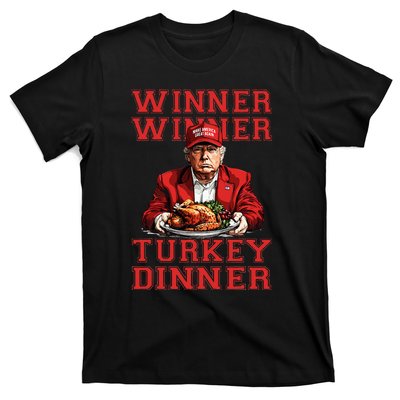 Winner Winner Turkey Dinner Humor Funny Trump Thanksgiving T-Shirt