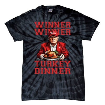 Winner Winner Turkey Dinner Humor Funny Trump Thanksgiving Tie-Dye T-Shirt