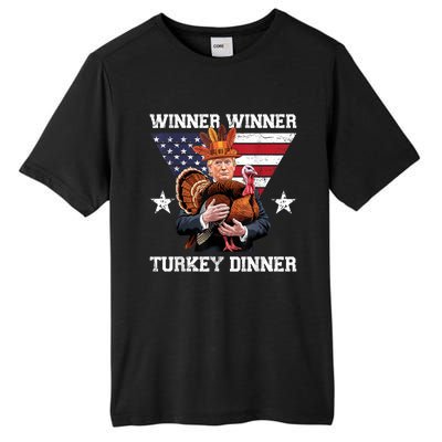 Winner Winner Turkey Dinner Trump Thanksgiving Fun Tall Fusion ChromaSoft Performance T-Shirt