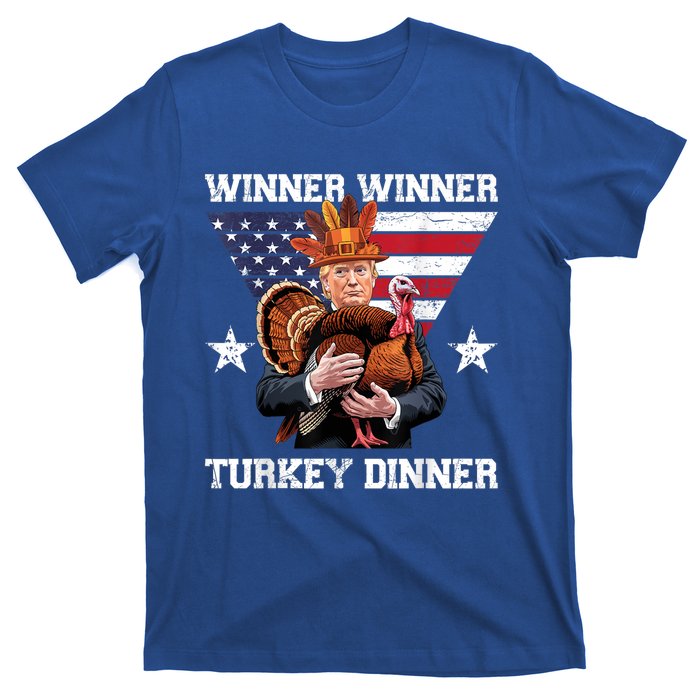 Winner Winner Turkey Dinner Trump Thanksgiving Fun T-Shirt