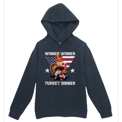 Winner Winner Turkey Dinner Trump Thanksgiving Fun Urban Pullover Hoodie