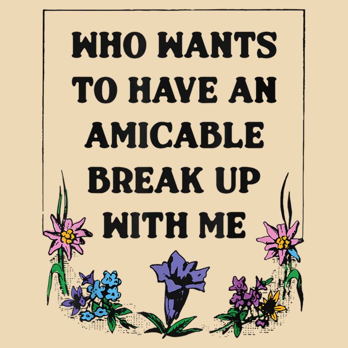 Who Wants To Have An Amicable Break Up With Me Drawstring Bag