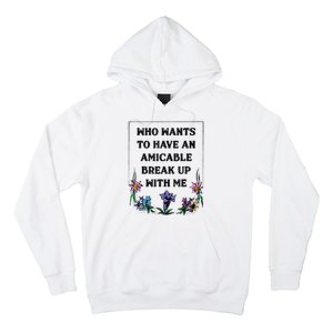 Who Wants To Have An Amicable Break Up With Me Hoodie