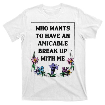 Who Wants To Have An Amicable Break Up With Me T-Shirt