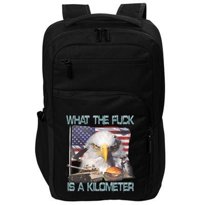 Wtf What The Fck Is A Kilometer Georgewashington 4th Of July Impact Tech Backpack