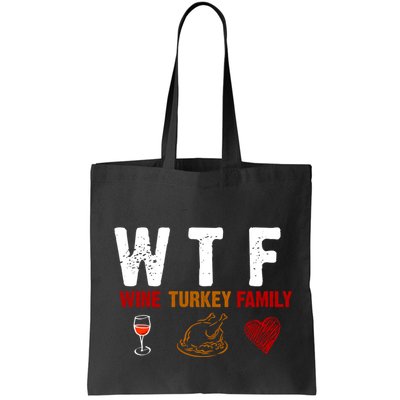 WTF Wine Turkey Family Thanksgiving Dinner Bag