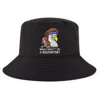 WTF What The Fuck Is A Kilometer George Washington Eagle Mullet Cool Comfort Performance Bucket Hat