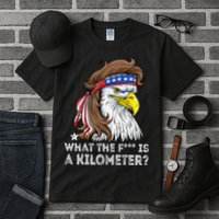 WTF What The Fuck Is A Kilometer George Washington Eagle Mullet Tall T-Shirt