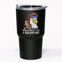 WTF What The Fuck Is A Kilometer George Washington Eagle Mullet Tumbler