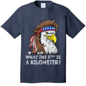 WTF What The Fuck Is A Kilometer George Washington Eagle Mullet T-Shirt