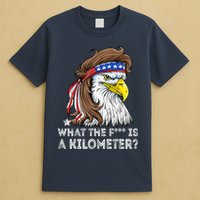 WTF What The Fuck Is A Kilometer George Washington Eagle Mullet T-Shirt