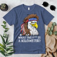 WTF What The Fuck Is A Kilometer George Washington Eagle Mullet Premium T-Shirt
