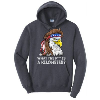 WTF What The Fuck Is A Kilometer George Washington Eagle Mullet Tall Hoodie