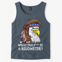 WTF What The Fuck Is A Kilometer George Washington Eagle Mullet Tank Top