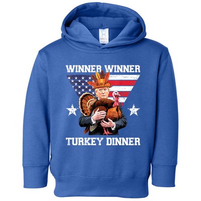 Winner Winner Turkey Dinner Trump Thanksgiving Fun Toddler Hoodie