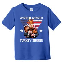 Winner Winner Turkey Dinner Trump Thanksgiving Fun Toddler T-Shirt