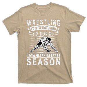 Wrestler Wrestle Team Joke For Wrestling Fan Coach T-Shirt